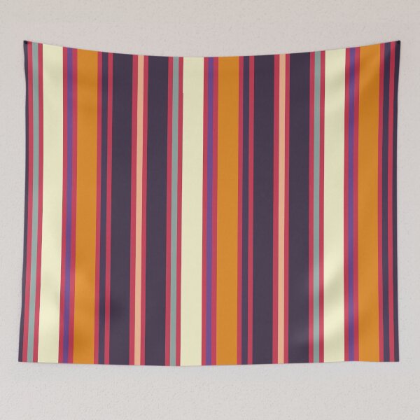 Item preview, Sunset Purple and Orange Stripes Pattern designed and sold by patternsoup.