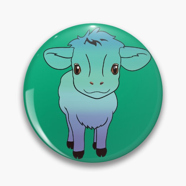 Item preview, Cute Neptunic Pride Flag Cow, Kawaii Neptunic Pride Design designed and sold by Travelslightly.