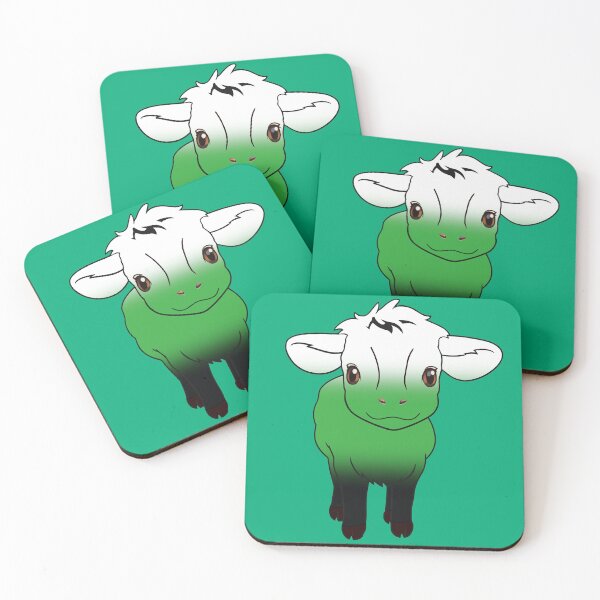 Item preview, Cute Neutrois Pride Flag Cow, Kawaii Neutrois Pride Design designed and sold by Travelslightly.
