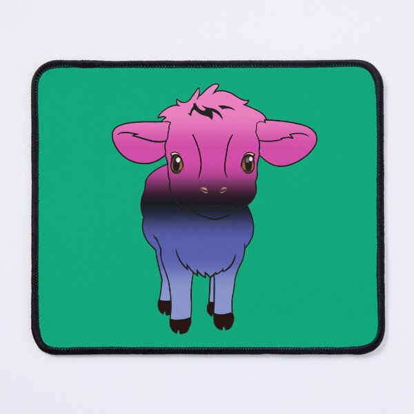 Item preview, Cute Omnisexual Pride Flag Cow, Kawaii Omni Pride Design designed and sold by Travelslightly.