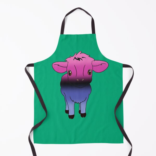 Item preview, Cute Omnisexual Pride Flag Cow, Kawaii Omni Pride Design designed and sold by Travelslightly.