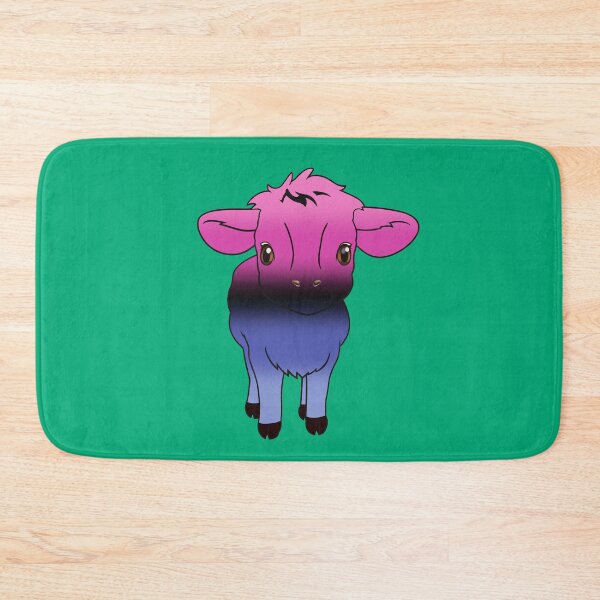 Item preview, Cute Omnisexual Pride Flag Cow, Kawaii Omni Pride Design designed and sold by Travelslightly.