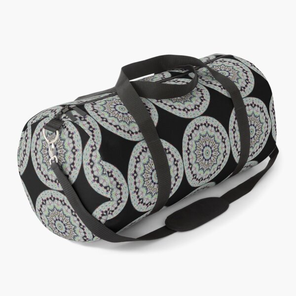 Item preview, Abstract Green Black Round Mandala designed and sold by kattakitty.