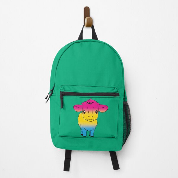 Item preview, Cute Pansexual Pride Flag Cow, Kawaii Pan Pride Design designed and sold by Travelslightly.