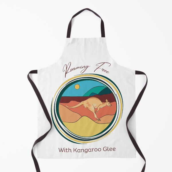 Item preview, Roaming Free with Kangaroo Glee cute Australian animal design designed and sold by lozsart.