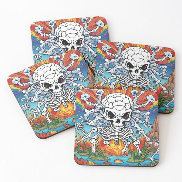 Item preview, Rainbow Demon Skeletons designed and sold by Ashley's Art Shoppe.