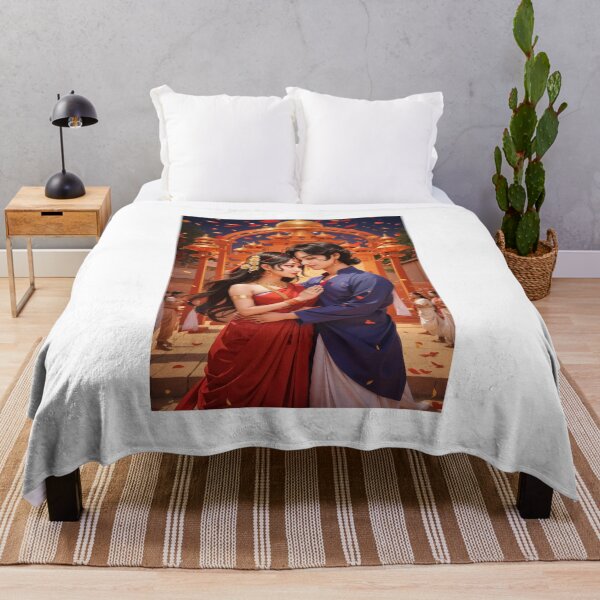 Item preview, Bengali couple enjoying festival designed and sold by Amitabr14.