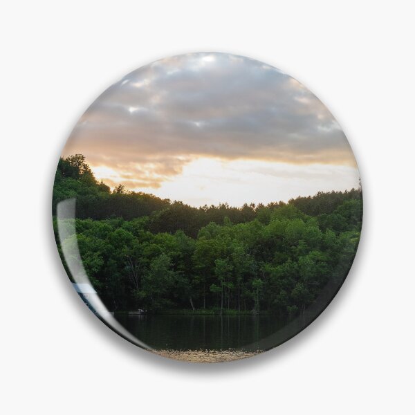 Item preview, Small Boathouse by a Lake During Sunset designed and sold by jrtwynam.