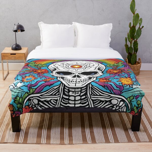 Item preview, Floral Rainbow Skeleton designed and sold by Ashley's Art Shoppe.