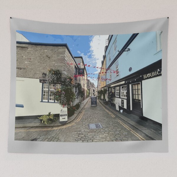 Aperçu de l'œuvre Barbacane, Plymouth, Devon, Royaume-Uni créée et vendue par NixPostcards.