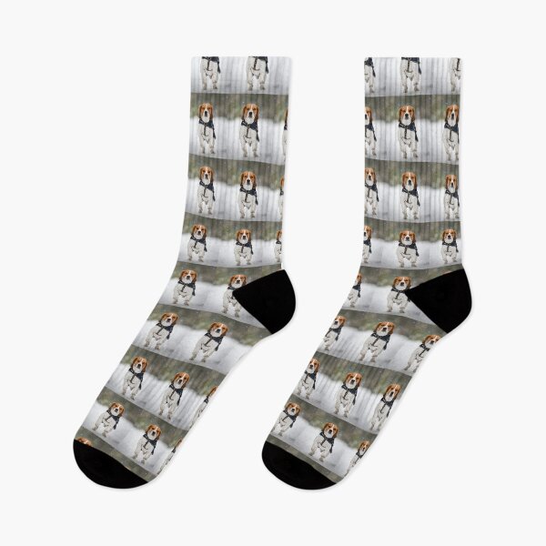 Item preview, Beagle Dog Running on the Snow designed and sold by VanGaldo.