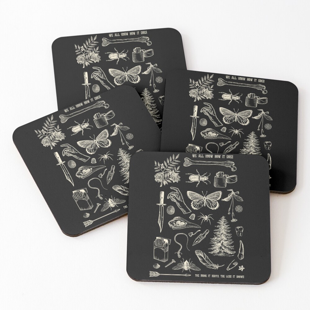 Item preview, Coasters (Set of 4) designed and sold by UntamedMermaid.