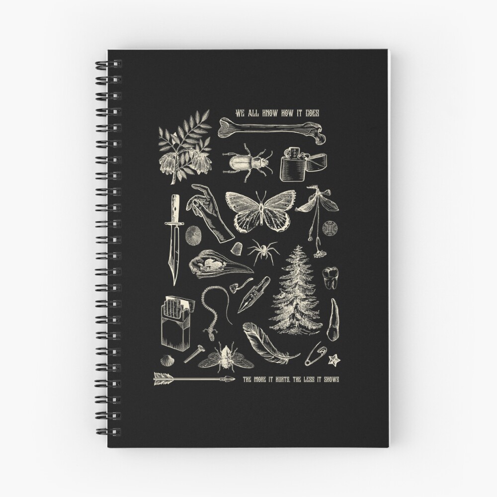 Item preview, Spiral Notebook designed and sold by UntamedMermaid.