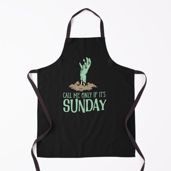 Item preview, Call Me Only If It’s Sunday Weekend Lover Typography Horror designed and sold by thedazzlingmonk.