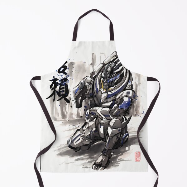 Item preview, Estilo Mass Effect Garrus Sumie con caligrafía japonesa designed and sold by ZELTDELOSS.