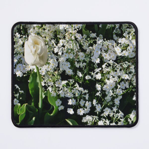 Item preview, White Tulip With Fairy Primrose designed and sold by Designsbygroovy.