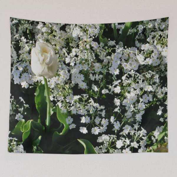Item preview, White Tulip With Fairy Primrose designed and sold by Designsbygroovy.