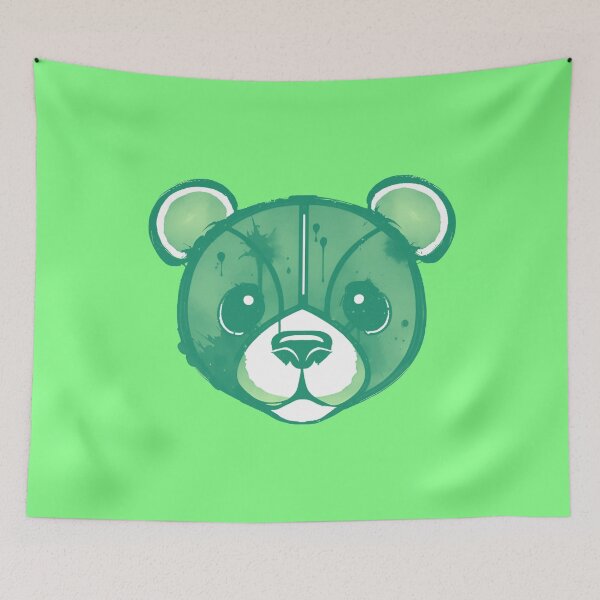 Item preview, Battered Bear - Bright Green designed and sold by UNK-Fatigues.