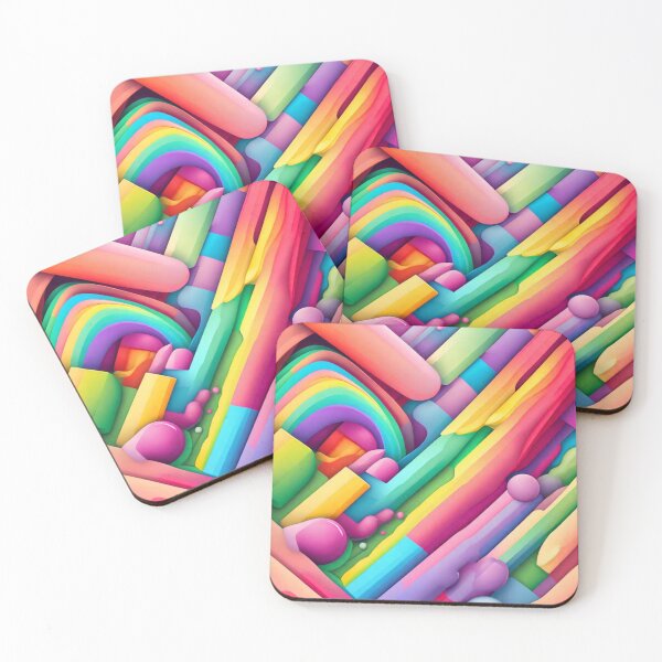 Item preview, "Abstract Rainbow Piping Paint" designed and sold by HancockArtisans.