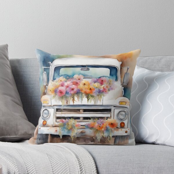 Item preview, Flowers blooming with old rusty car designed and sold by NingningS.