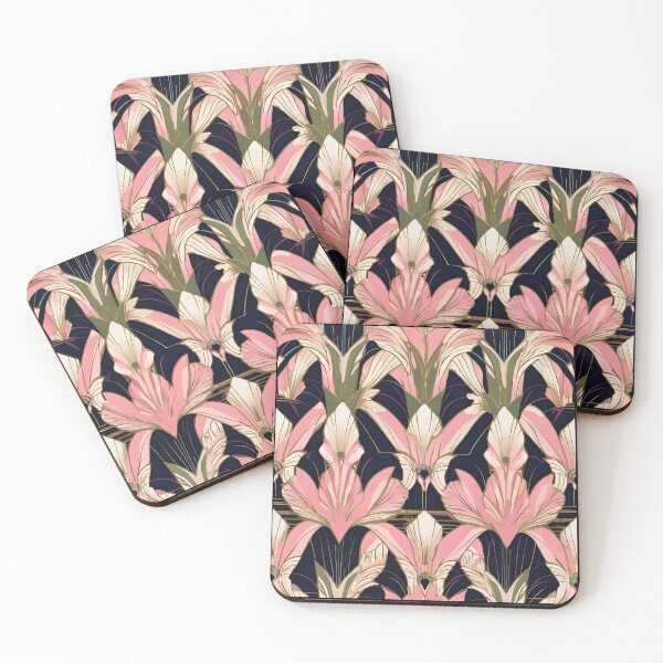 Item preview, Art Nouveau Floral Geometric  designed and sold by SloganExpress.