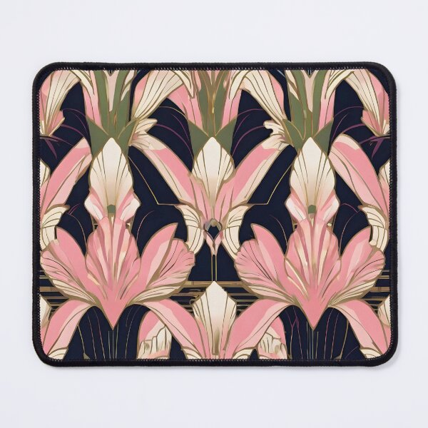 Item preview, Art Nouveau Floral Geometric designed and sold by SloganExpress.