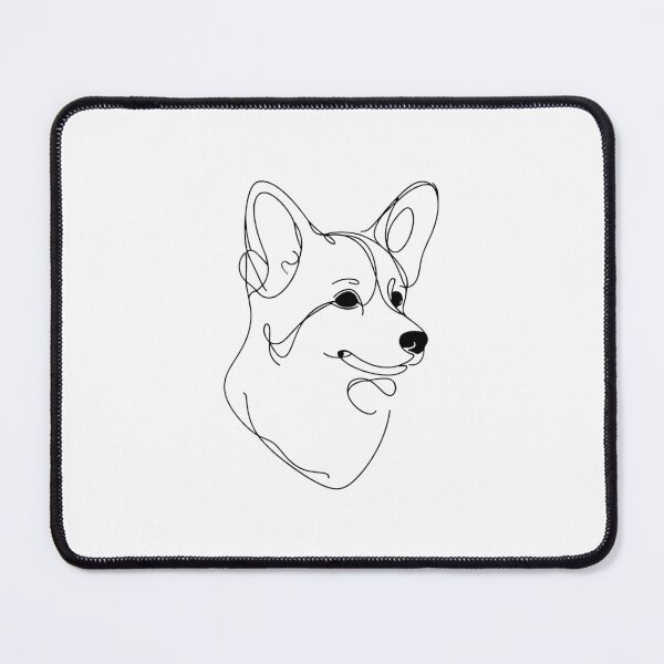 Item preview, Corgi Dog Line Art designed and sold by DesignsByKazu.