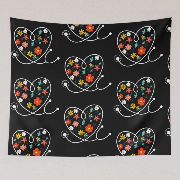 Item preview, Happy Easter Nurse Floral Stethoscope designed and sold by Tigerr3g.