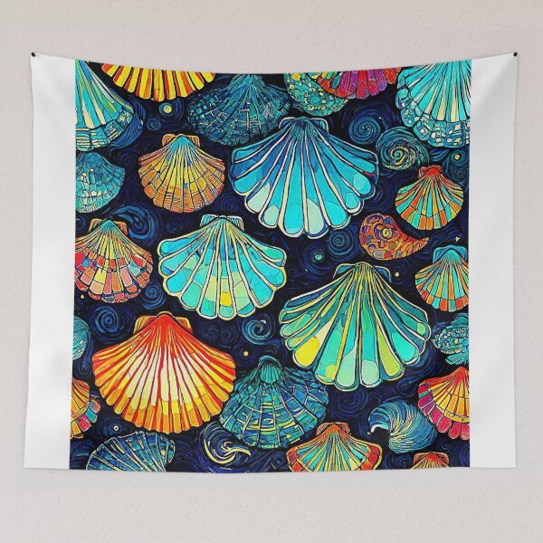 Item preview, Shells pattern. designed and sold by Giulivo Store Graphic.