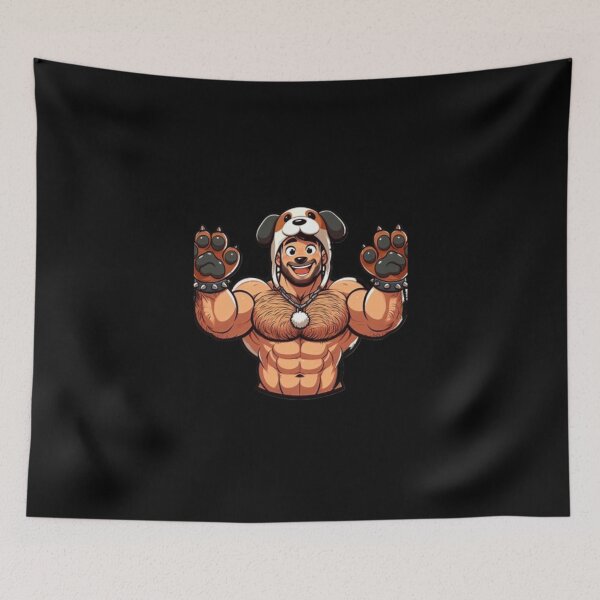 Item preview, Daddy Bear Loves Pups LGBTQ Gay Bear Pride Graphic Design designed and sold by ItsAKinkThing.