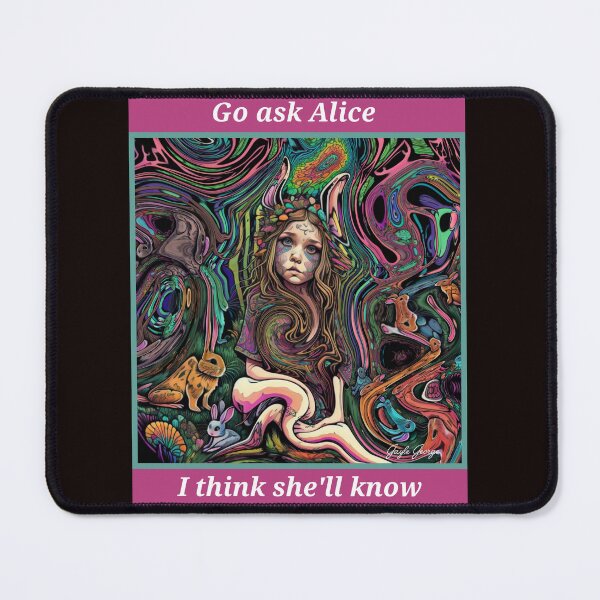 Item preview, Colorful Psychedelic Abstract Alice in Wonderland Indie Art designed and sold by Coexist In Tee's .