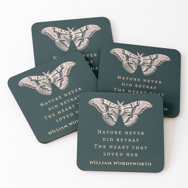 Item preview, William Wordsworth quote: Nature never did betray The heart that loved her; designed and sold by artbleed.