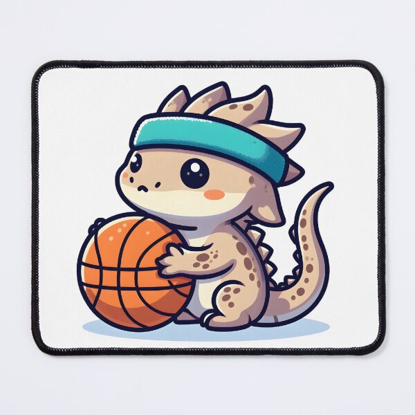 Item preview, Kawaii Tiny Basilisk With A Sweatband designed and sold by CanvasCutie.
