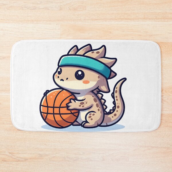 Item preview, Kawaii Tiny Basilisk With A Sweatband designed and sold by CanvasCutie.