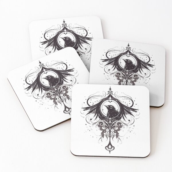 Item preview, The Raven. Of the Occult And Gothic designed and sold by Lucy Goosy Art.