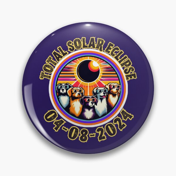 Item preview, Total Solar Eclipse Dogs  designed and sold by WoodburyLake.