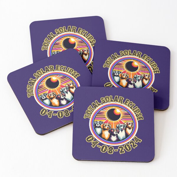 Item preview, Total Solar Eclipse Dogs  designed and sold by WoodburyLake.