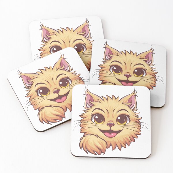 Item preview, Cute emoji style cat designed and sold by WildernessTints.