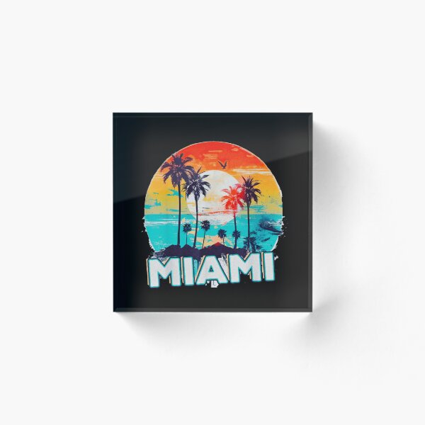 Artikelvorschau, Retro Miami Beach-Sonnenuntergang entworfen und verkauft von Tigerr3g.