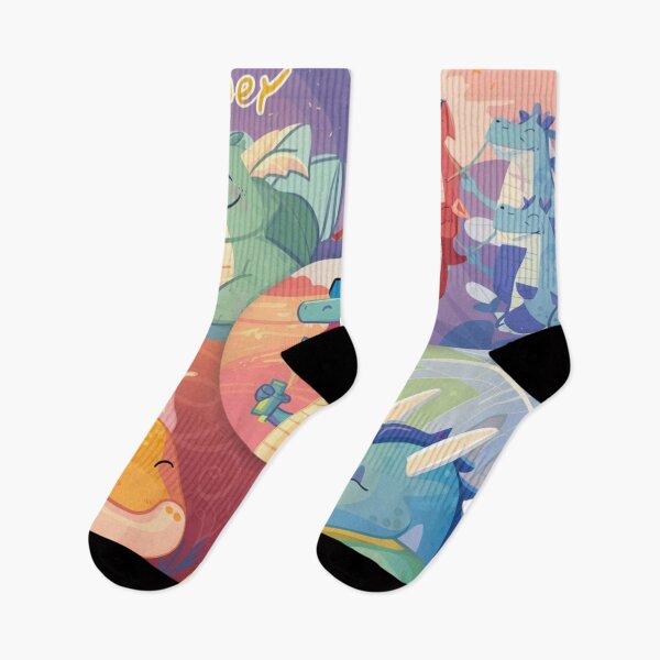 Item preview, Joyful Dragons - Pastel Dreams Collection designed and sold by Kookie Tarp.