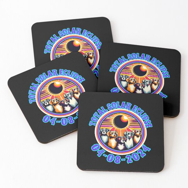 Item preview, Total Solar Eclipse Dogs  designed and sold by WoodburyLake.