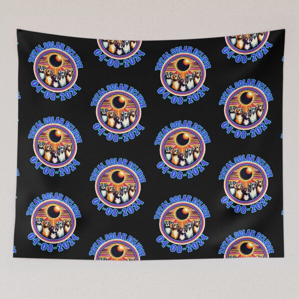 Item preview, Total Solar Eclipse Dogs  designed and sold by WoodburyLake.