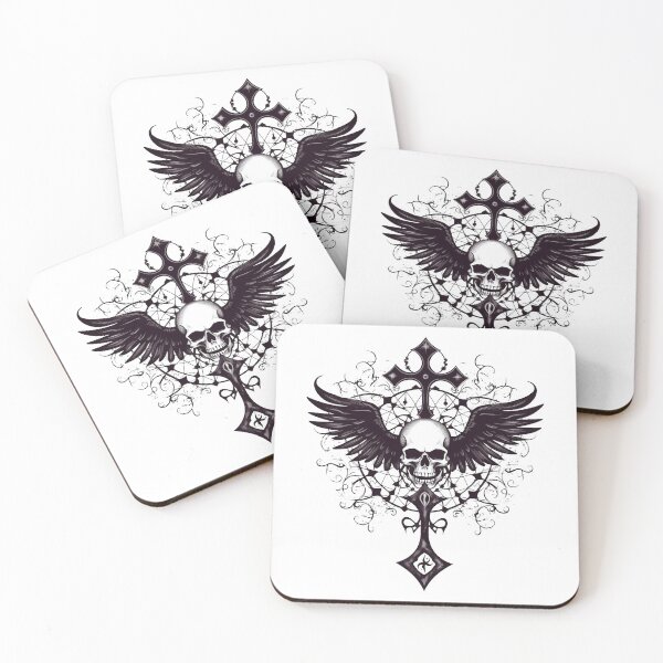 Item preview, Of the Occult And Gothic. Skull Art. designed and sold by Lucy Goosy Art.