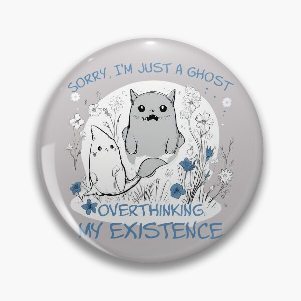 Item preview, Ghostly Overthinker designed and sold by @ndrys.