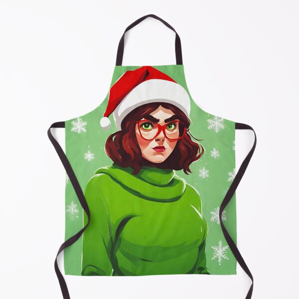Item preview, Grumpy Claus Green Girl's Christmas Charm designed and sold by Tom-Johnson.