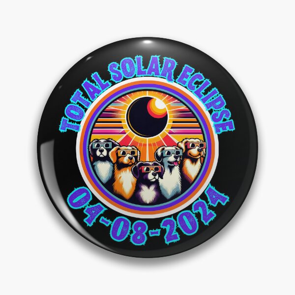 Item preview, Total Solar Eclipse Dogs  designed and sold by WoodburyLake.