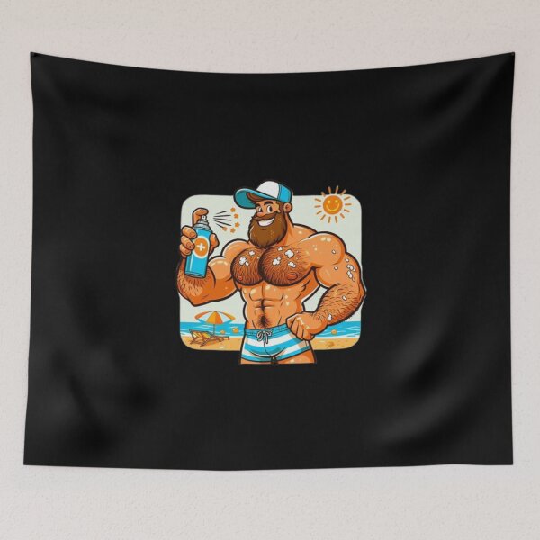 Item preview, Daddy Bear Says It's Spring Summer Spraytime - Beach LGBTQ Gay Pride Graphic Design designed and sold by ItsAKinkThing.