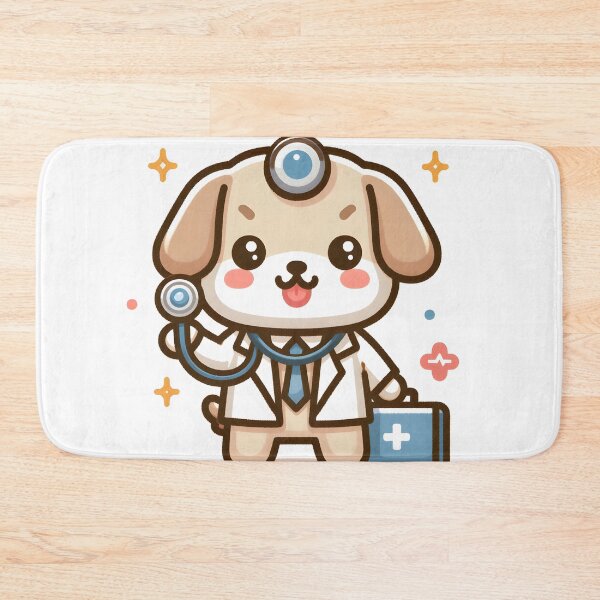 Item preview, Kawaii Dog With Lab Coat designed and sold by CanvasCutie.