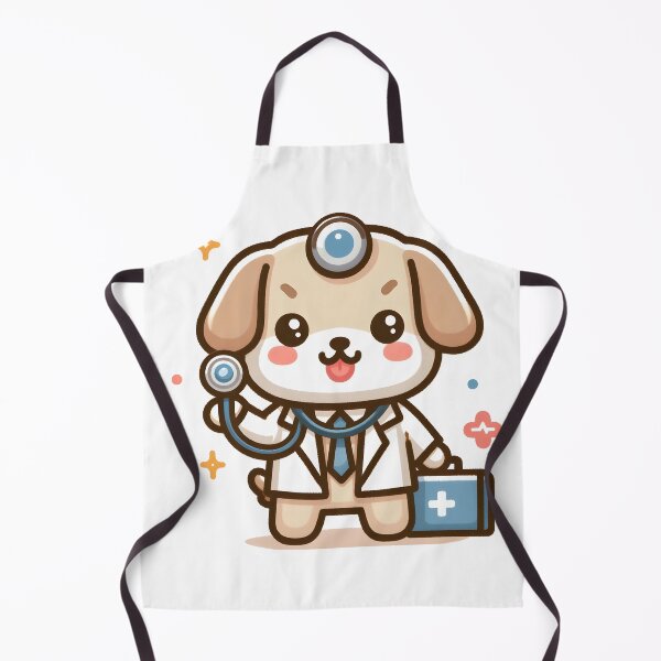 Item preview, Kawaii Dog With Lab Coat designed and sold by CanvasCutie.