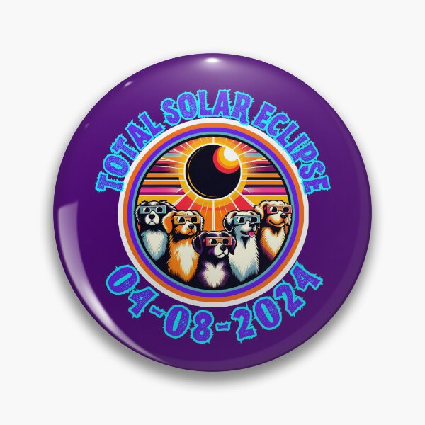 Item preview, Total Solar Eclipse Dogs  designed and sold by WoodburyLake.